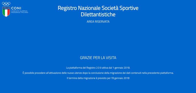 Registro CONI 2punto0