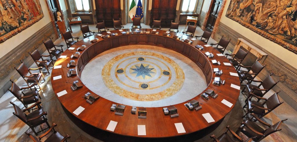 Sala del Consiglio dei Ministri